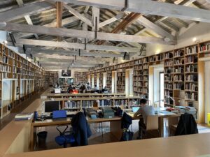 University library of the department of the arts, bologna